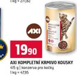Terno AXI KOMPLETNÍ KRMIVO KOUSKY 415 g konzerva pro kočky nabídka