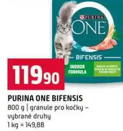 Terno PURINA ONE BIFENSIS 800 g granule pro kočky vybrané druhy nabídka