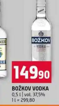 Terno BOŽKOV VODKA 0,5l vol. 37,5% nabídka