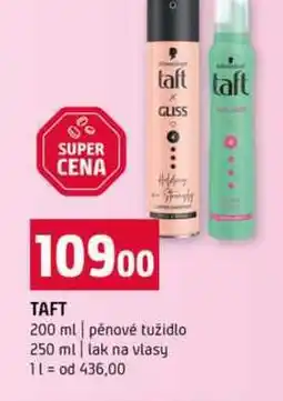 Terno TAFT 200 ml pěnové tužidlo 250 ml lak na vlasy nabídka