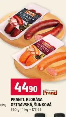 Terno PRANTL KLOBÁSA OSTRAVSKÁ, ŠUNKOVÁ nabídka