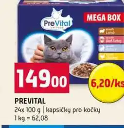 Terno PREVITAL 24x 100 g kapsičky pro kočky nabídka
