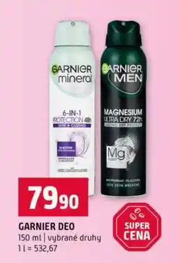 Terno GARNIER DEO 150 ml vybrané druhy nabídka