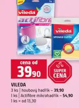 Terno VILEDA 3 ks houbový hadřík Actifibre mikrohadřík nabídka