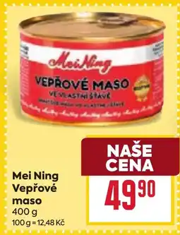 Billa Mei Ning Vepřové maso nabídka