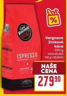 Billa Vergnano Zrnková Κάva nabídka