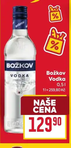 Billa Božkov Vodka nabídka