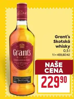 Billa Grant's Skotská whisky nabídka