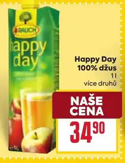 Billa Happy Day 100% džus nabídka