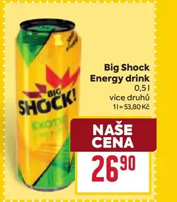 Billa Big Shock Energy drink nabídka