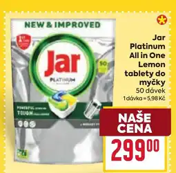 Billa Jar Platinum All in One Lemon tablety do myčky nabídka