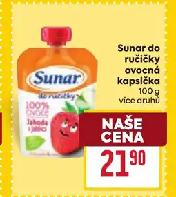 Billa Sunar do ručičky ovocná kapsička nabídka