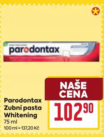 Billa Parodontax Zubní pasta Whitening nabídka