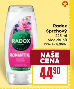 Billa Radox Sprchový nabídka