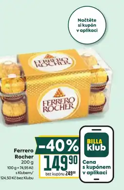 Billa Ferrero Rocher nabídka