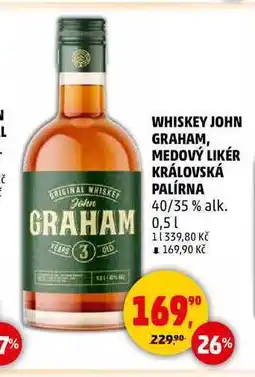 Penny Market WHISKEY JOHN GRAHAM KRÁLOVSKÁ PALÍRNA nabídka