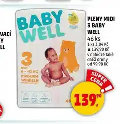 Penny Market PLENY MIDI 3 BABY WELL, 46 ks nabídka