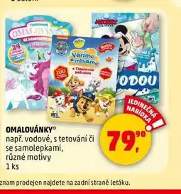 Penny Market OMALOVÁNKY, 1 ks nabídka