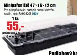 EVA Minipařeniště nabídka