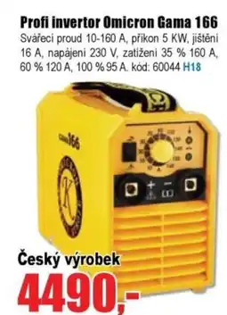 EVA Profi invertor Omicron Gama 166 S nabídka