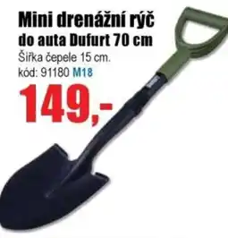 EVA Mini drenážní rýč do auta Dufurt nabídka