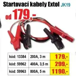 EVA Startovací kabely Extol nabídka