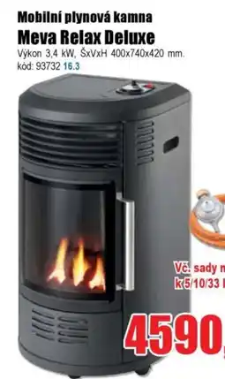 EVA Mobilní plynová kamna Meva Relax Deluxe nabídka