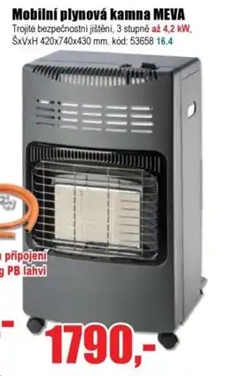 EVA Mobilní plynová kamna Meva nabídka