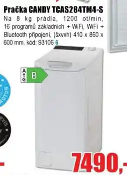 EVA Pračka CANDY TCAS284TM4-S nabídka