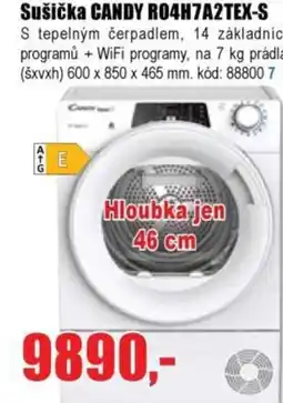 EVA Sušička CANDY RO4H7A2TEX-S nabídka