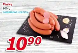 ESO MARKET Párky Kostelecké uzeniny nabídka
