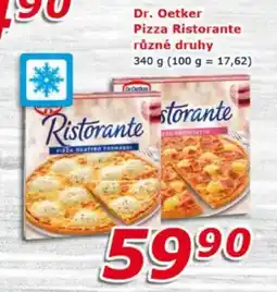 ESO MARKET Dr. Oetker Pizza Ristorante různé druhy nabídka