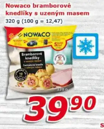 ESO MARKET Nowaco bramborové knedlíky s uzeným masem nabídka