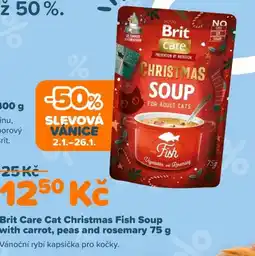 Pet Center Brit Care Cat Christmas Fish Soup with carrot, peas and rosemary nabídka