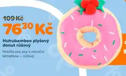 Pet Center Huhubamboo plyšový donut růžový nabídka