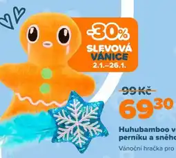 Pet Center Huhubamboo vánoční set perníku a sněhové vločky Vánoční hračka pro kočky. nabídka