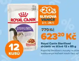 Pet Center Royal Canin Sterilised drůběží ve šťávě nabídka
