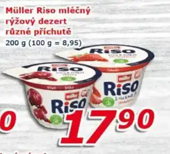 ESO MARKET Müller Riso mléčný rýžový dezert různé příchutě nabídka