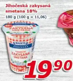 ESO MARKET Jihočeská zakysaná smetana 18% nabídka