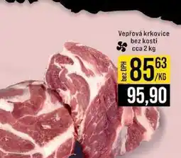 Jip Vepřová krkovice bez kosti cca 2 kg 1kg nabídka