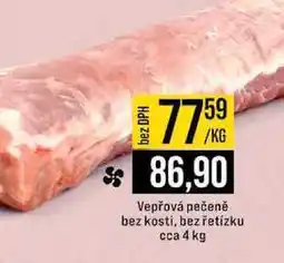 Jip Vepřová pečeně bez kosti, bez řetízku cca 4 kg 1kg nabídka