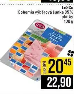 Jip Le&Co Bohemia výběrová šunka 85% plátky nabídka