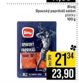 Jip Bivoj Opavský paprikáš salám plátky nabídka