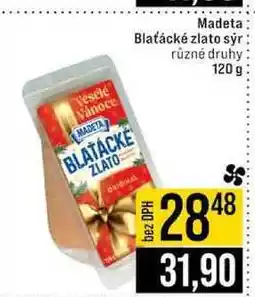 Jip Madeta Blaťácké zlato sýr různé druhy nabídka