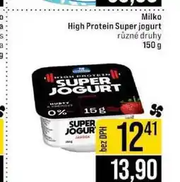 Jip Milko High Protein Super jogurt různé druhy nabídka