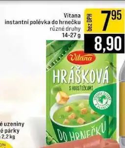 Jip Vitana instantní polévka do hrnečku různé druhy nabídka