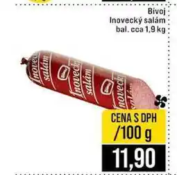 Jip Bivoj Inovecký salám bal. cca 1,9 kg 100g nabídka