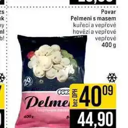 Jip Povar Pelmeni s masem kuřecí a vepřové hovězí a vepřové vepřové nabídka