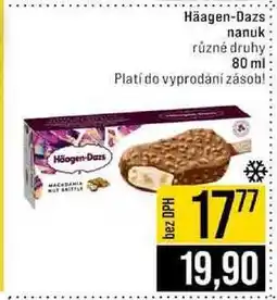 Jip Häagen-Dazs nanuk různé druhy nabídka