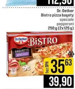 Jip Dr. Oetker Bistro pizza bagety speciale pepperoni 250 g (2x125 g) nabídka